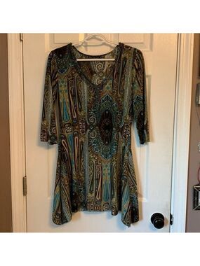 Mechant long shirt beaded medium multicolour